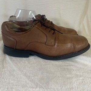 Studio Belvedere Bay Bridge Leather Derby Shoes Mens Size 10 EEE‎ Brown